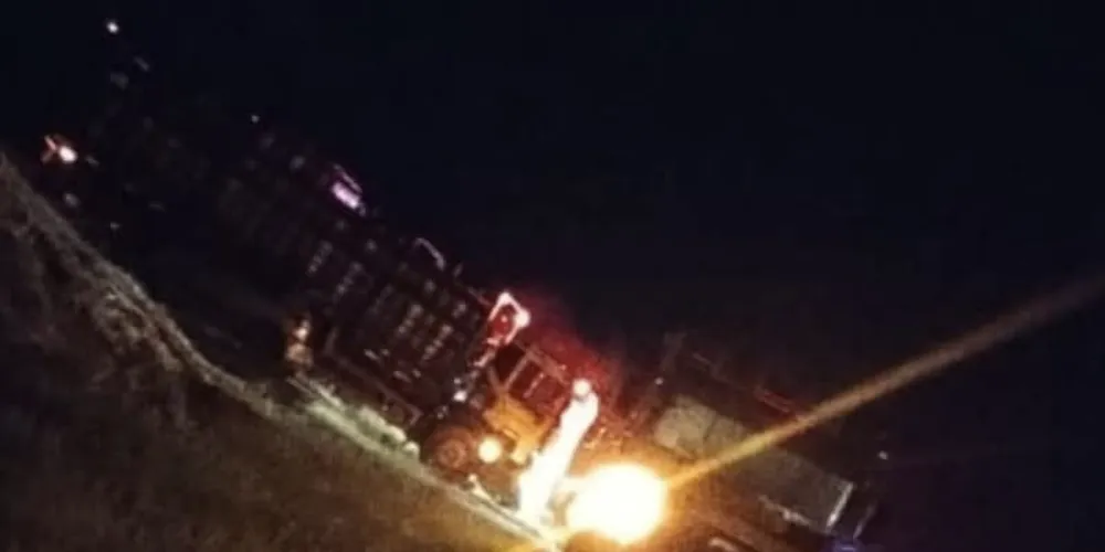 Acidente aconteceu na noite dessa sexta-feira (20)
