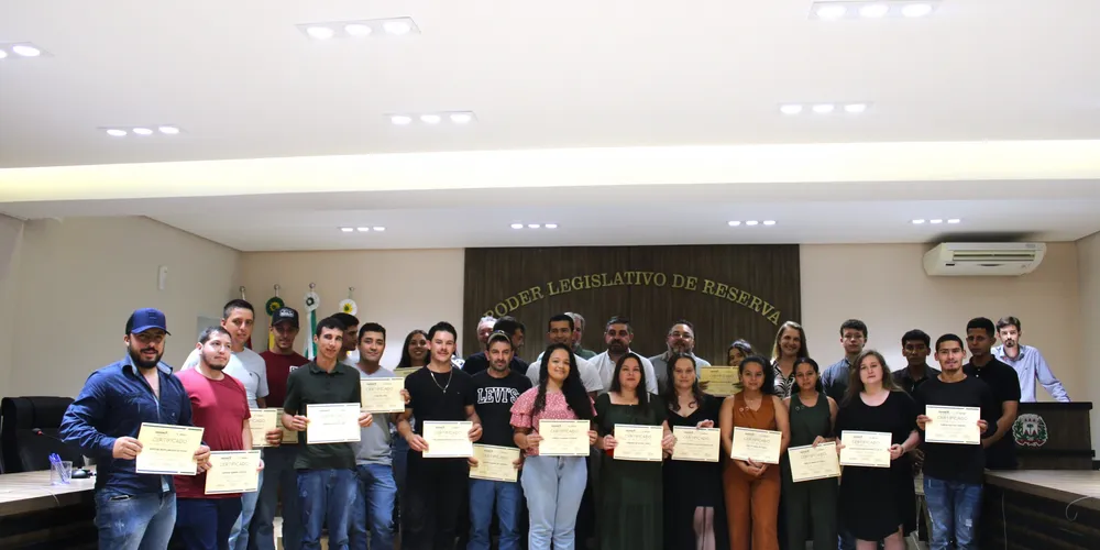 Evento aconteceu na Câmara Municipal de Reserva