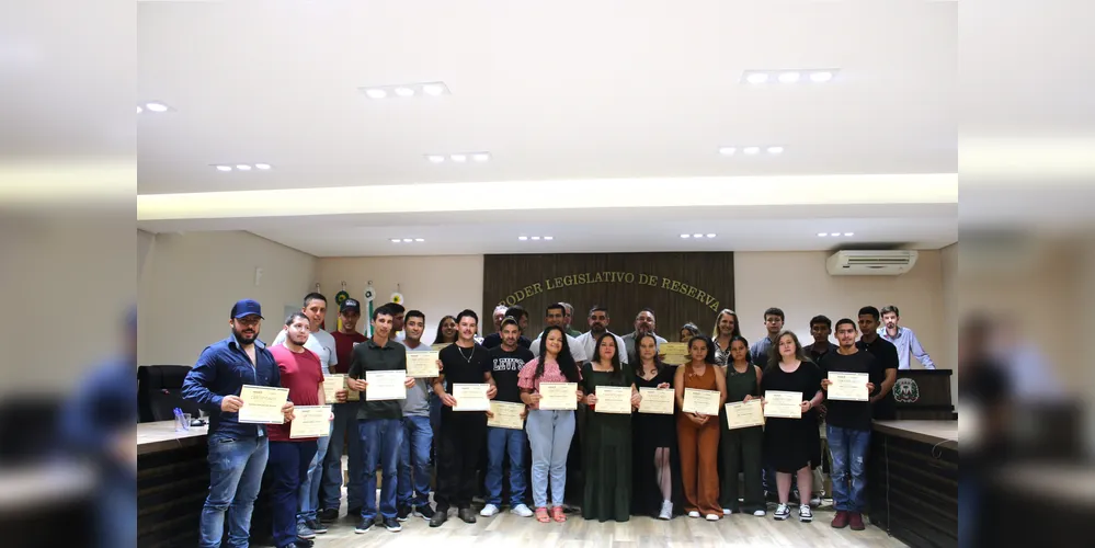 Evento aconteceu na Câmara Municipal de Reserva