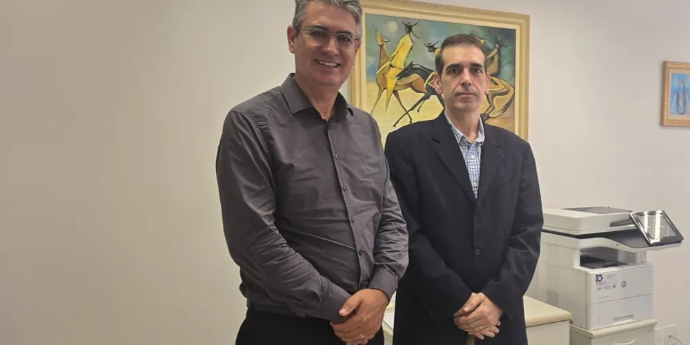 Julio Küller visitou o promotor do Ministério Público, Marcio Dantas, nesta quarta-feira (5)