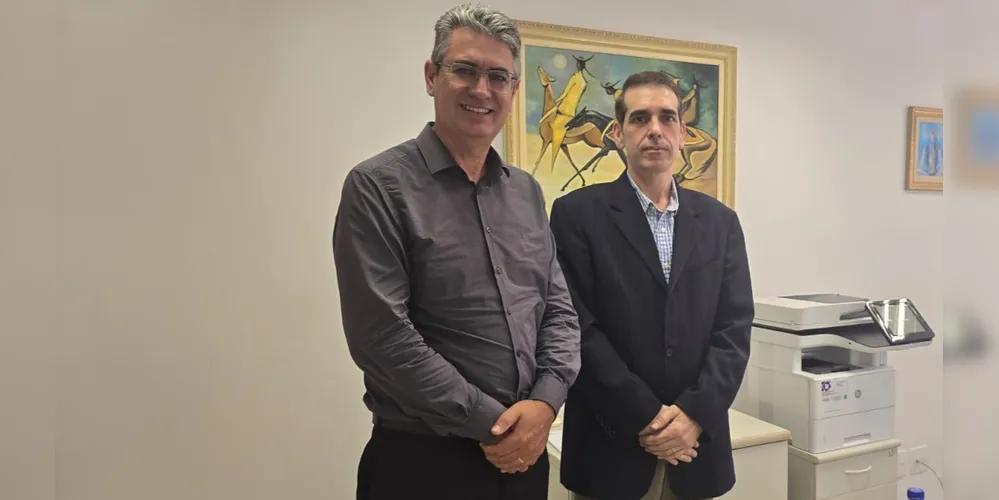 Julio Küller visitou o promotor do Ministério Público, Marcio Dantas, nesta quarta-feira (5)