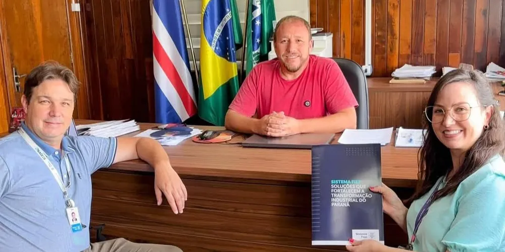 Laecio Cipriano (PP) realizou uma reunião com representantes do Sistema Fiep