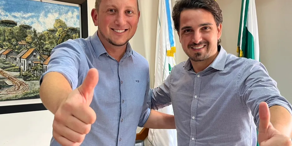 Leandro Jasinski e Emiliano Gomes se reuniram nesta quinta-feira (30)