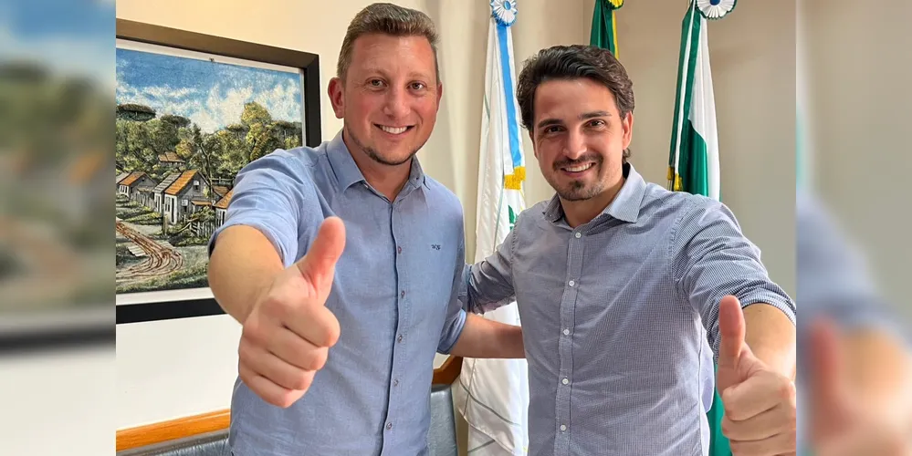 Leandro Jasinski e Emiliano Gomes se reuniram nesta quinta-feira (30)