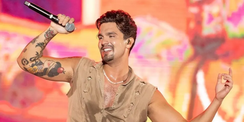 Luan Santana, que recentemente se tornou pai, tem mais de 36 milhões de seguidores nas redes sociais