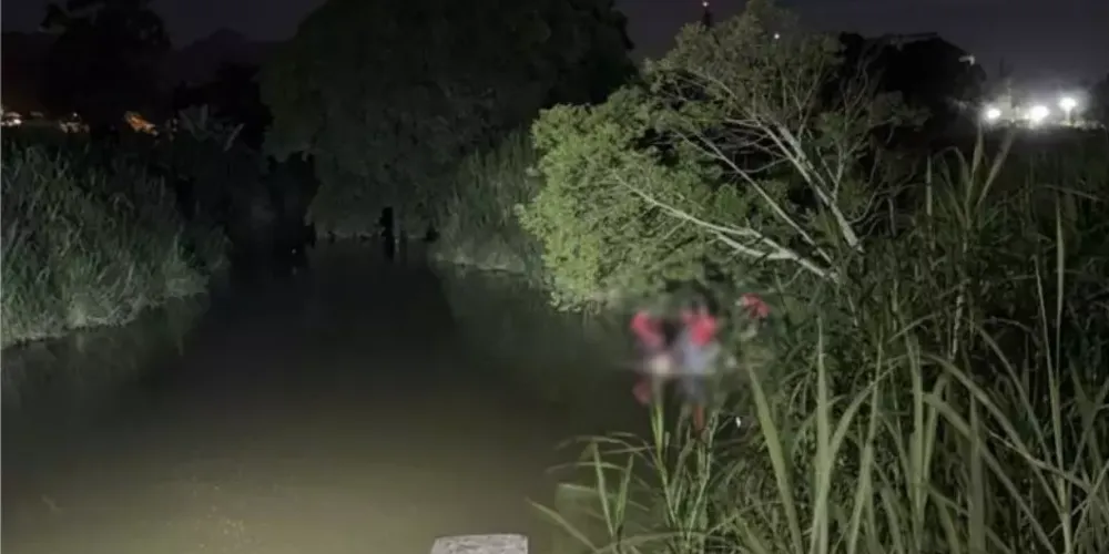 Padastro foi encontrado sem vida no rio por volta das 20 horas; ele teria tentando salvar a enteada