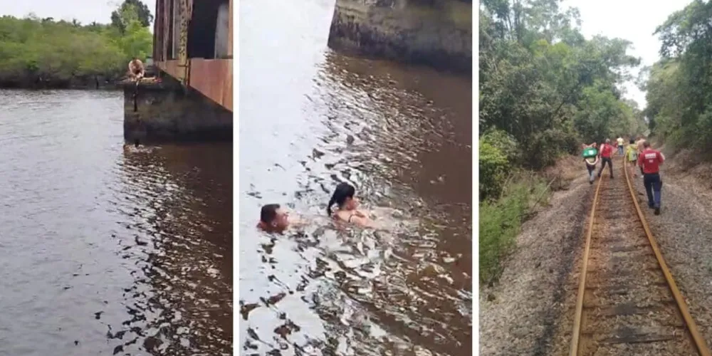 Vítima de 27 anos foi tirada da água bastante assustada