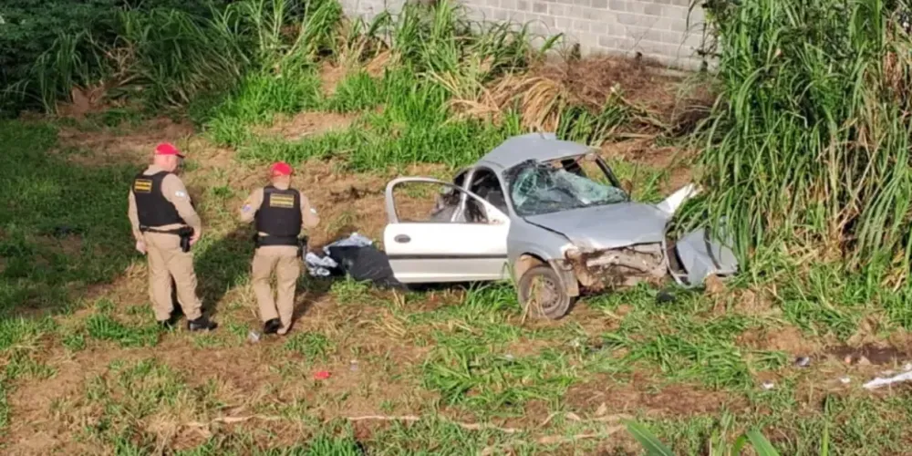 Vítima fatal do acidente estava em um veículo Celta