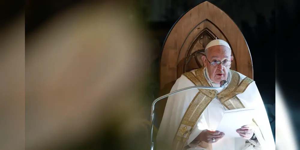 O papa Francisco comemorou a interrupção dos combates na Faixa de Gaza