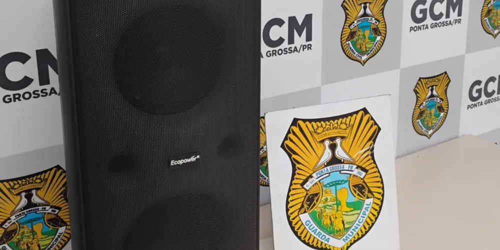 O aparelho de som usado para perturbação foi apreendido e entregue para a autoridade policial