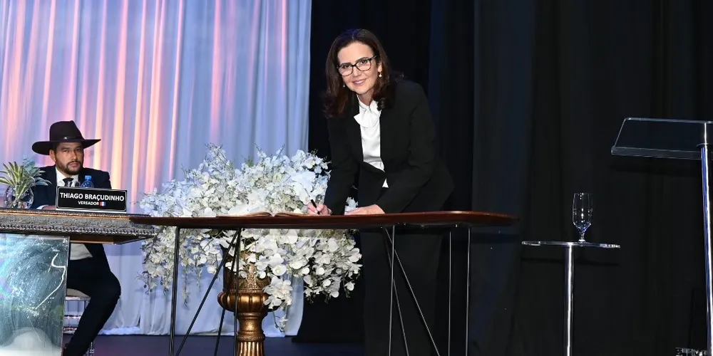 Rita Araújo (PSD) tomou posse do cargo de prefeita na última quarta-feira (1º)