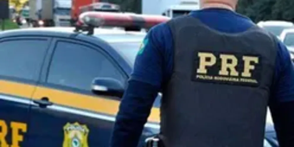 Uma equipe da PRF de Ponta Grossa atendeu a ocorrência