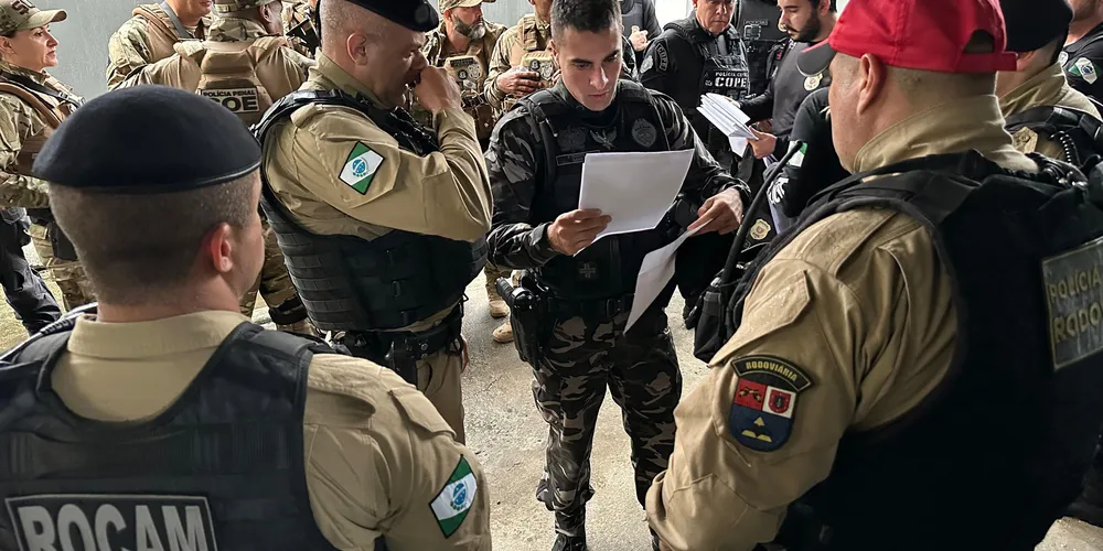 Com 15 mandados, forças de segurança realizam operação conjunta no Litoral