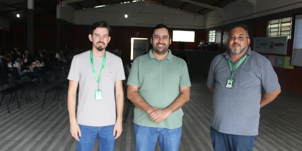 O prefeito Lucas Machado esteve presente na conferência