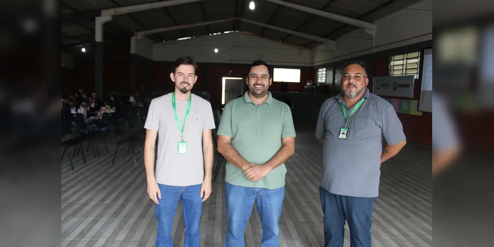 O prefeito Lucas Machado esteve presente na conferência