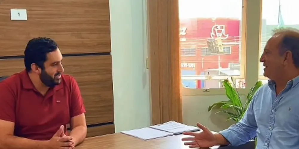 Lucas Machado e Moacyr Fadel estiveram reunidos nessa quinta-feira (06)