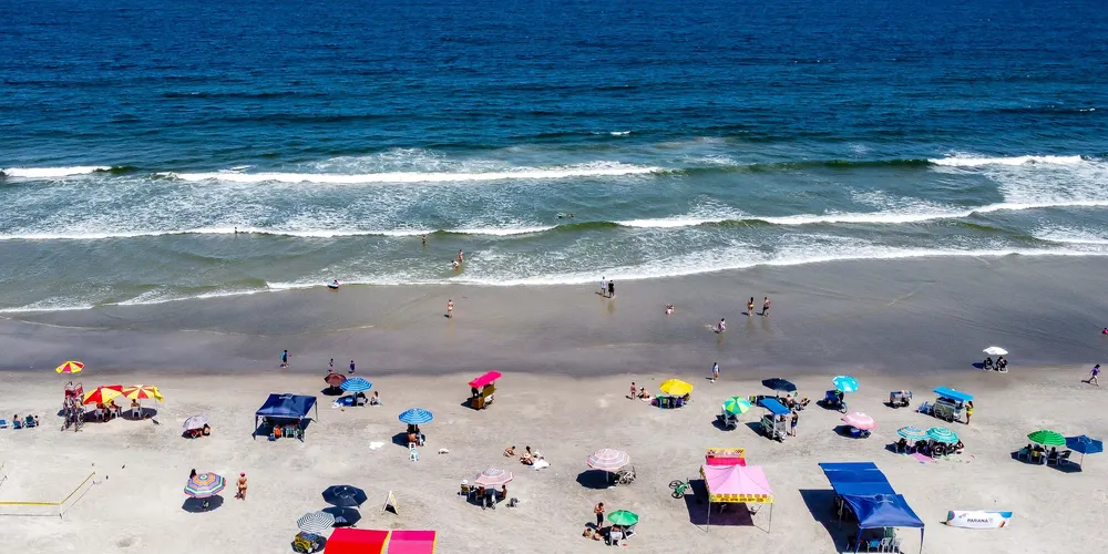 Balneário de Shangri-lá, em Pontal do Paraná, no litoral paranaense