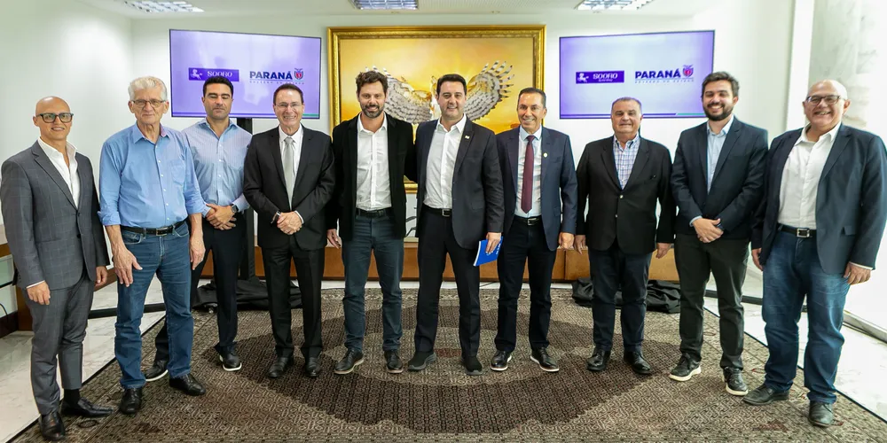 Representantes da Sooro Renner Nutrição S/A apresentaram futuros investimentos ao governador Carlos Massa Ratinho Junior