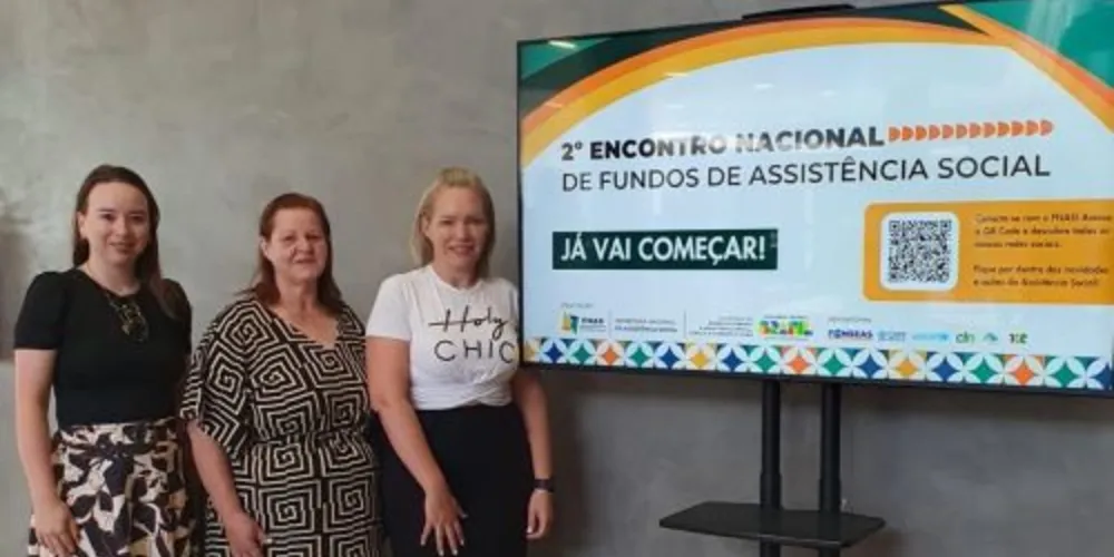 Representantes da Prefeitura Municipal de Teixeira Soares estão participando do evento desde quarta-feira (12)