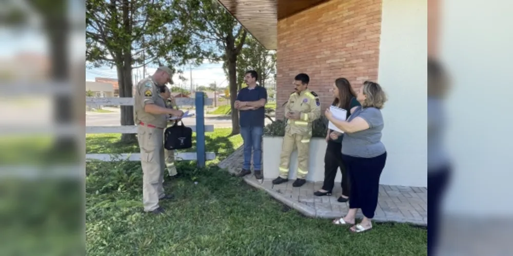 A visita técnica foi realizada pela secretária Maria Helena Orreda e por Danilo Filus