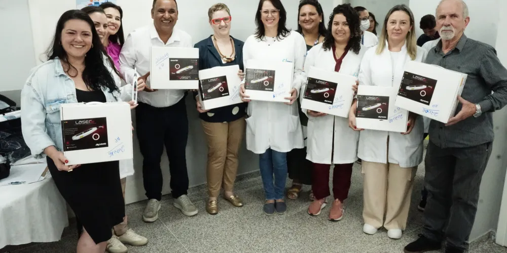 Emendas impositivas de vereadores viabilizaram aquisição de novos equipamentos para o tratamento com o Laser de Baixa Intensidade nas UBSs de Ponta Grossa