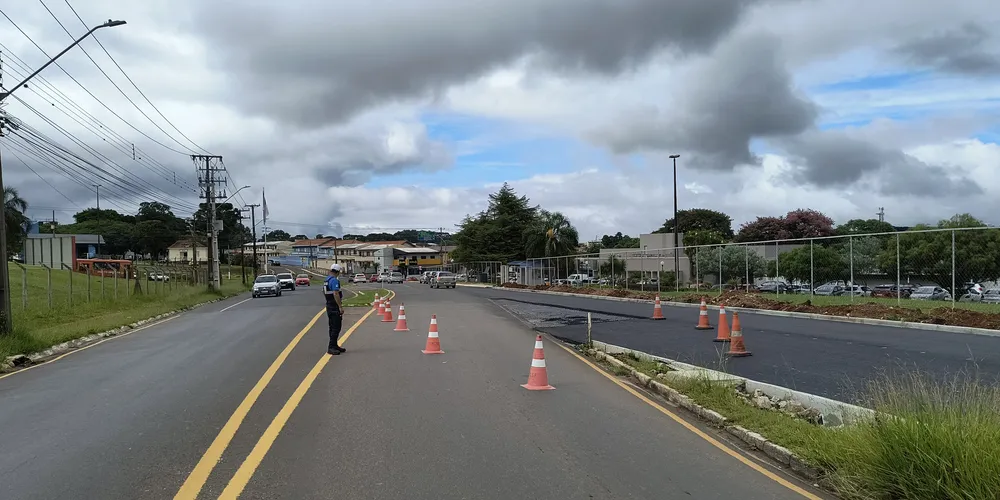 O Programa Asfalto Novo ampliou a capacidade de tráfego nessa região