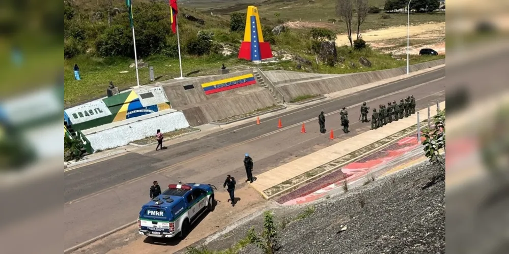 A movimentação dos fardados venezuelanos acontece no dia da posse do presidente do país