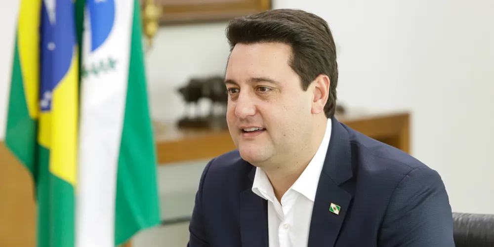 O governador do Estado do Paraná, Carlos Massa Ratinho Junior