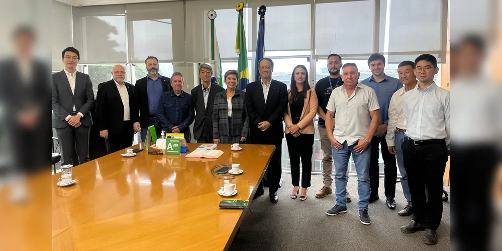 Prefeita e secretários municipais se reuniram com representantes da Nissin Foods