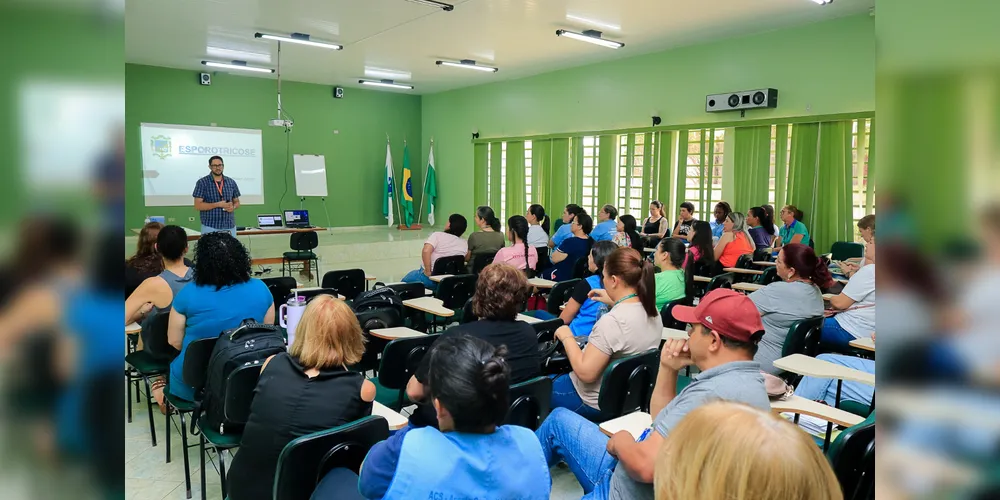 A ação teve como público agentes de combate às endemias (ACE) e agentes comunitários de saúde (ACS)