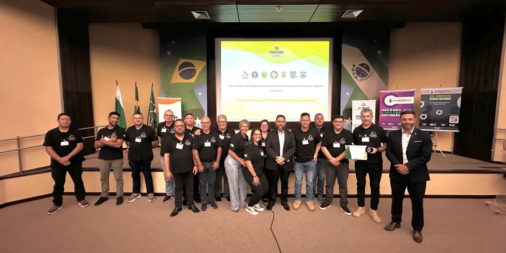 O evento reuniu representantes de vários municípios paranaenses