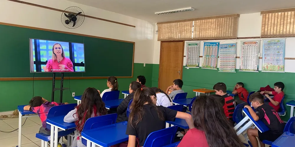 Produção audiovisual traz informações importantes para a faixa etária dos educandos