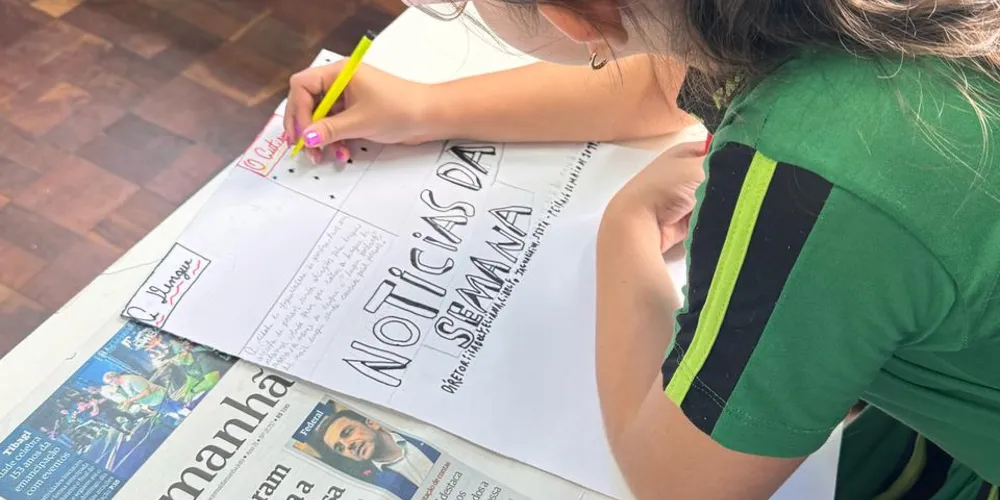 Alunos entenderam as características do meio de comunicação para realizar posteriores produções