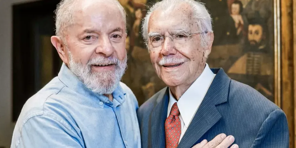 Lula visitou o ex-presidente José Sarney em São Luís em 2024