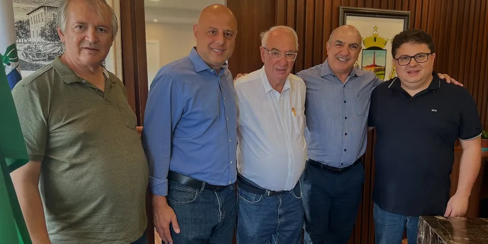 O encontro entre a Fomento Paraná e o prefeito Reinaldo Cardoso aconteceu nesta quinta-feira (20)