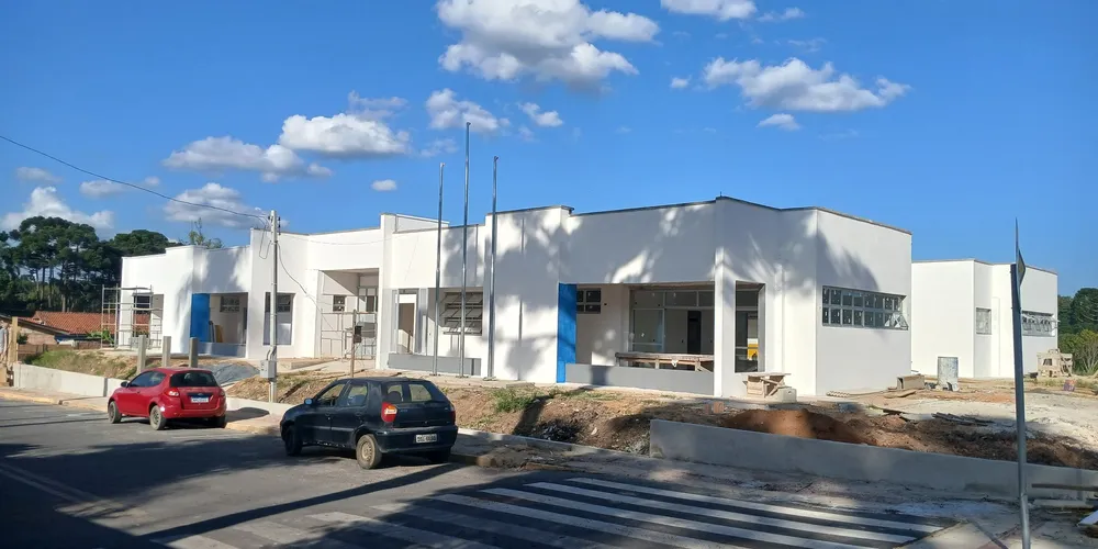 A estrutura está na fase final de construção