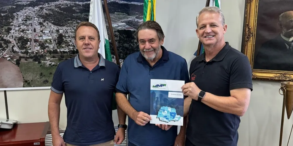 Carlos Alberto Gorte, Ivanor Müller e Júnior Benato estiveram reunidos nesta quinta-feira (06)