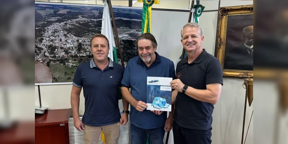 Carlos Alberto Gorte, Ivanor Müller e Júnior Benato estiveram reunidos nesta quinta-feira (06)