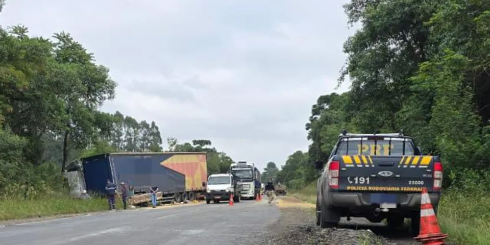 Acidente aconteceu no KM 335