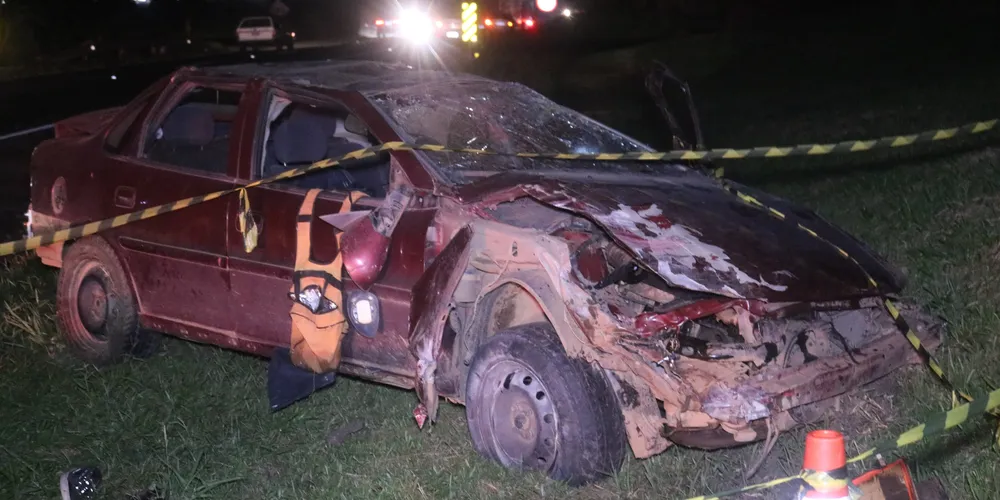 Acidente matou o motorista do veículo
