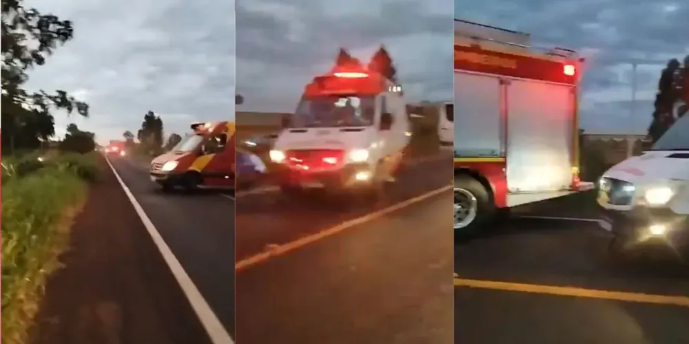 Os demais integrantes do veículo teriam sofrido fraturas e ferimentos leves