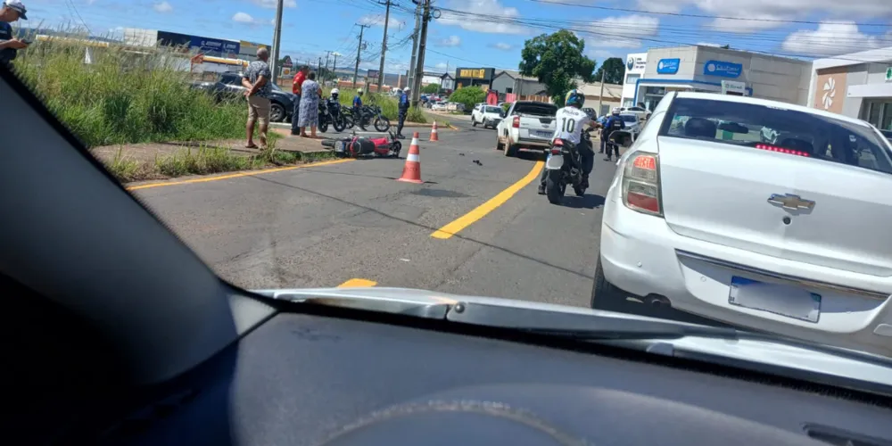 O acidente aconteceu na Siqueira Campos