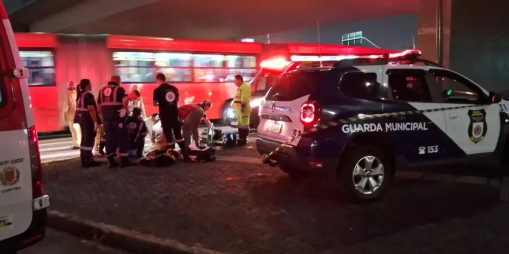 Os socorristas realizaram os primeiros socorros