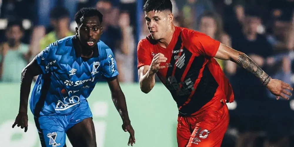 O Athletico não teve dificuldades para vencer o Azuriz, neste sábado