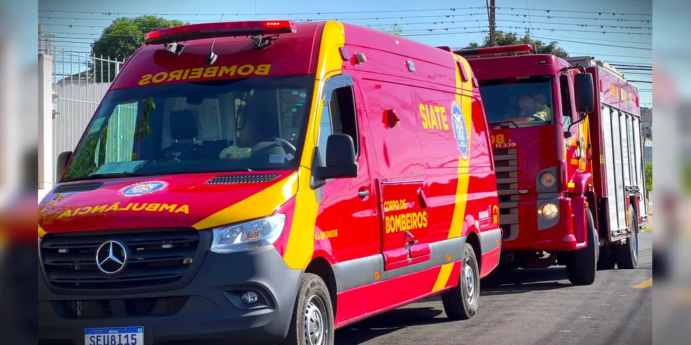 Equipe do Corpo de Bombeiros foi acionada para a ocorrência