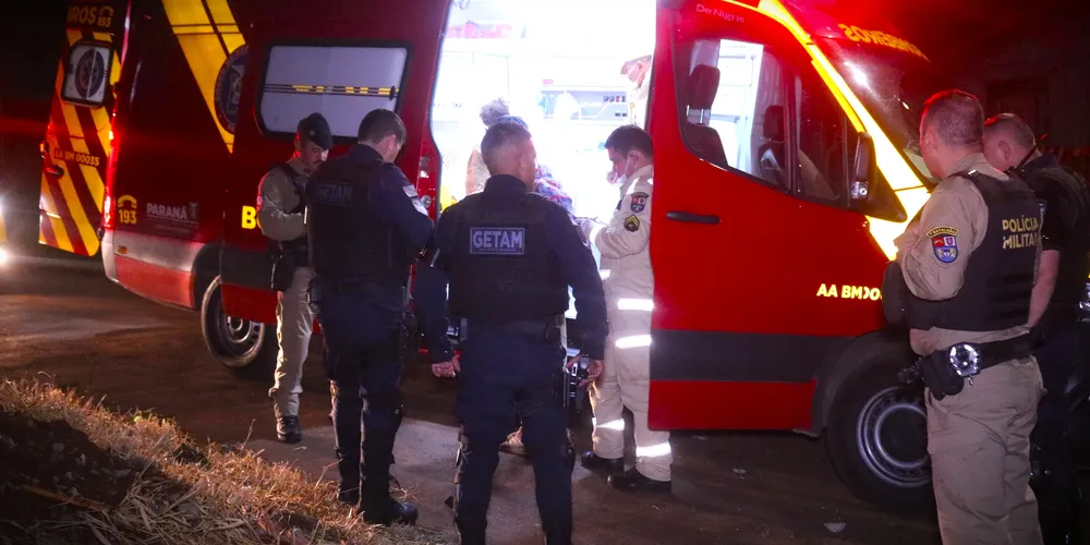 Vítima foi socorrida no Siate do Corpo de Bombeiros