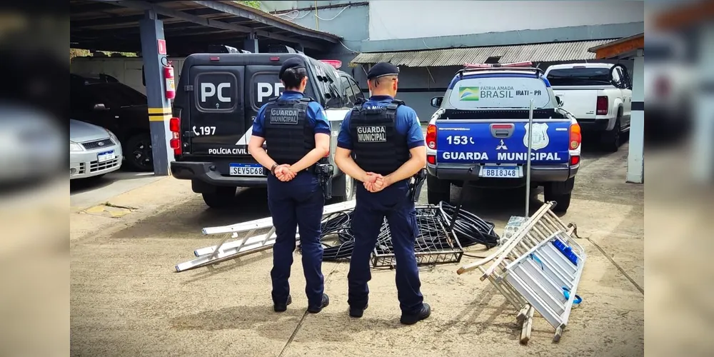 Objetos foram apreendidos pelas autoridades policiais