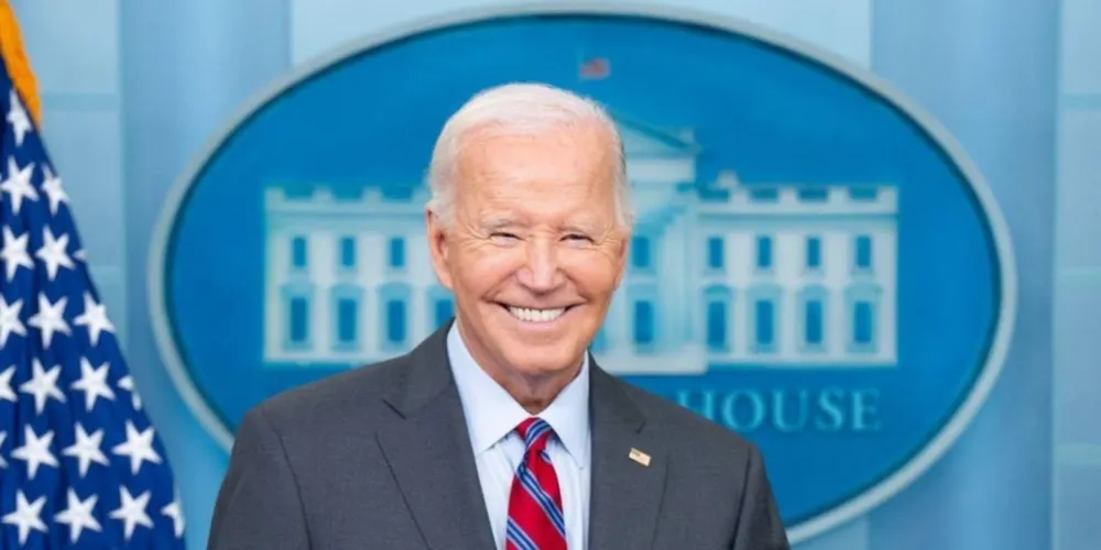 Joe Biden em foto divulgada em suas redes sociais