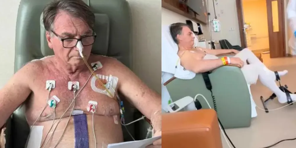 Bolsonaro está internado há quase uma semana