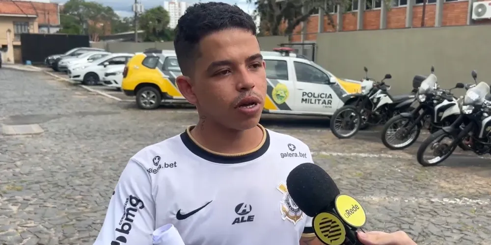 Motoboy afirma ter levado chute durante a abordagem